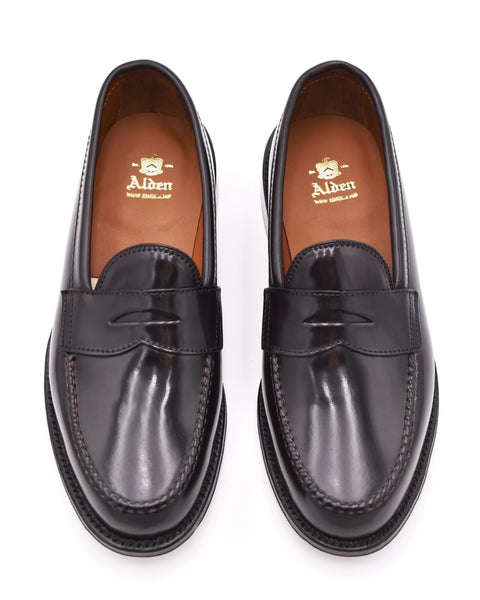 Lhs Alden Chromexcel Loafer Alden 986 #8 Cordovan LHS Penny Loafer