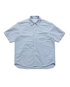 Eastlogue Blue Oxford Regular Half Shirt