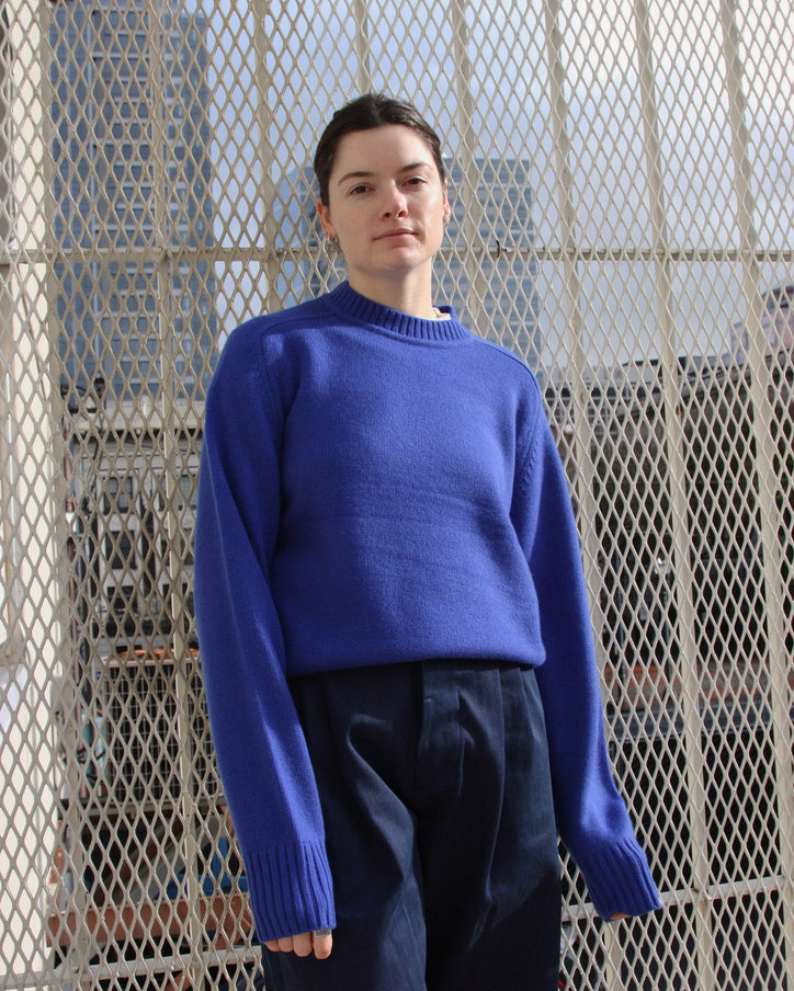 Extreme Cashmere Primary Blue Bourgeois Sweater