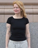 Extreme Cashmere n°466 Lolita Cashmere T-Shirt in Black