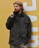 Rough Side Pointer Jacket in Dark Olive