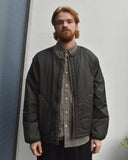 Rough Side Insulated Cardigan in Dark Olive