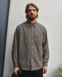 Rough Side Primary Shirt Beige Gingham Check