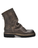Shoto Slouchy Lug Sole Boot in Washed Charcoal Brown