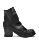 Shoto Chunky Heeled Boot in Black