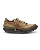 Shoto Waffle Runner in Olive Green Dip Dye