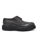Sturlini Lug Sole Brogue Derby in Black