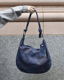 Tagliovivo Soft Shoulder Bag in Ink Blue