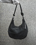Tagliovivo Soft Shoulder Bag in Black