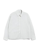 YMC Marianne Shirt in Blue Striped Cotton