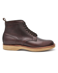 FULLY RESOLED Alden 306 Brown Calfskin Plain Toe Boot Made in USA 12 Narrow AA/B Alden 306 Brown Calfskin Plain Toe Boot | Alden Model Project main image 4