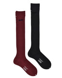 Antipast Ribbon Knee High Dress Socks