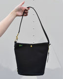 Brady Frome Canvas Bucket Tote in Black