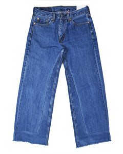 B Sides Women's Vintage Culotte Reworked Jeans