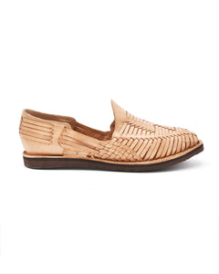 Chamula Cancun Tan Woven Huarache Sandal