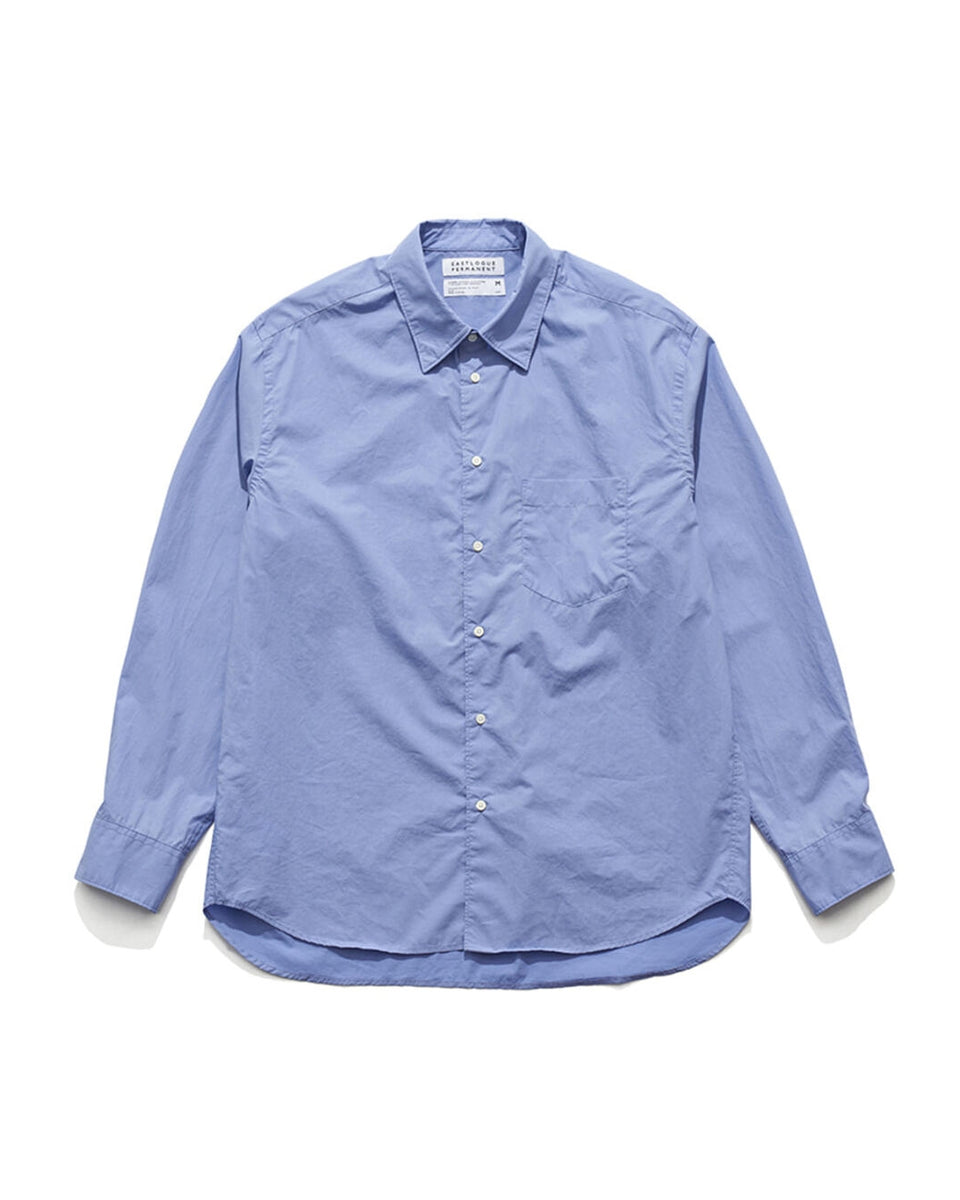 Eastlogue Sax Blue Poplin Regular Shirt – Halo Shoes