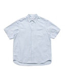 Eastlogue Regular Half Shirt in Blue Stripe Oxford