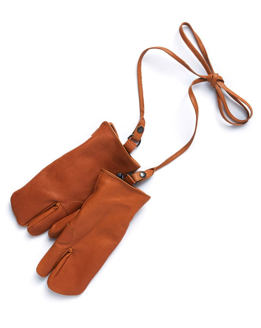 Eastlogue Fur Lined Tan Leather Shooting Glove