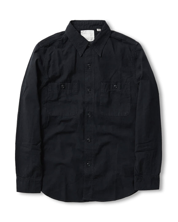 Fullcount Black Chambray Work Shirt