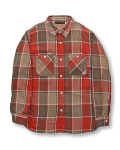 Full Count "Mosley" Red Check Cotton Flannel