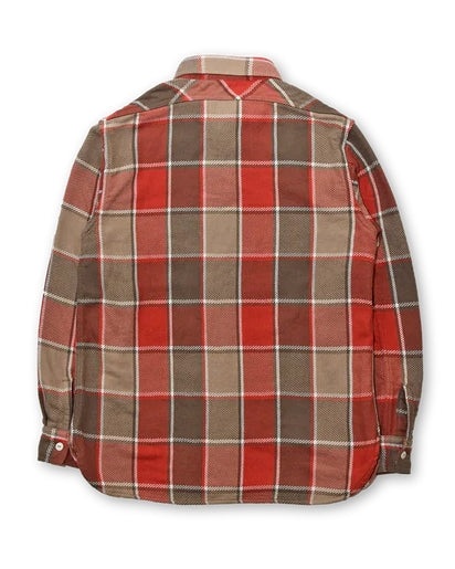 Full Count "Mosley" Red Check Cotton Flannel