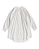 Hul le Kes Cream Blue Cotton Stripe Kahlo Tunic