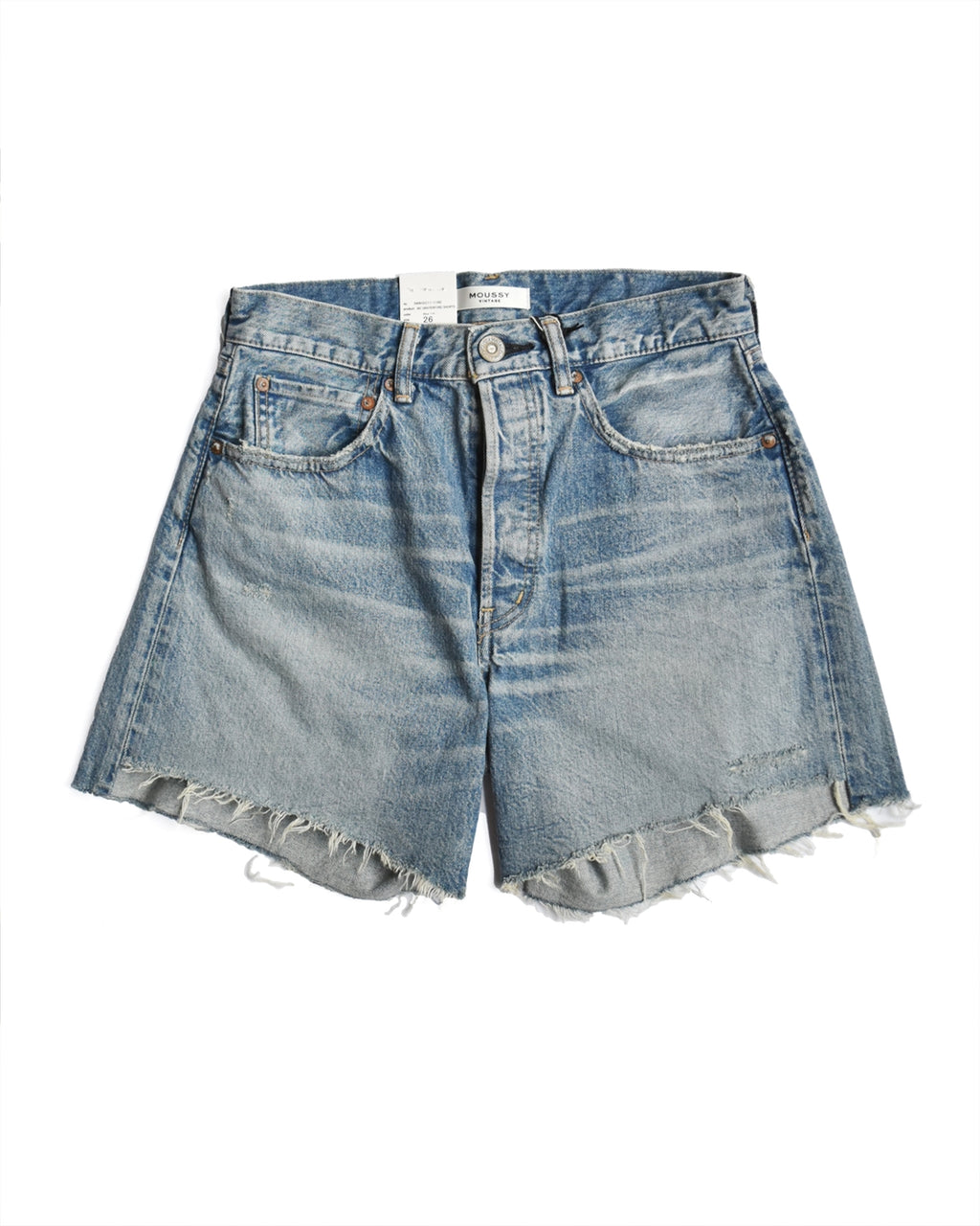 Moussy Graterford Cutoff Jean Shorts
