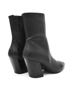 Officine Creative Sevre Black Almond Toe Heeled Boots