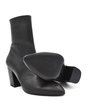 Officine Creative Sevre Black Almond Toe Heeled Boots