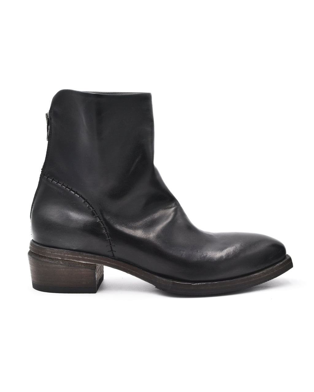 Shoto Black Point Toe Ankle Boot