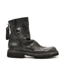 Shoto Slouchy Lug Boot in Washed Black