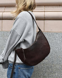 Tagliovivo Crescent Bag in Umber
