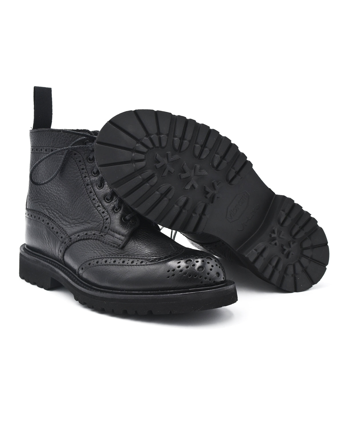 Trickers Stephy Black Brogue Boot