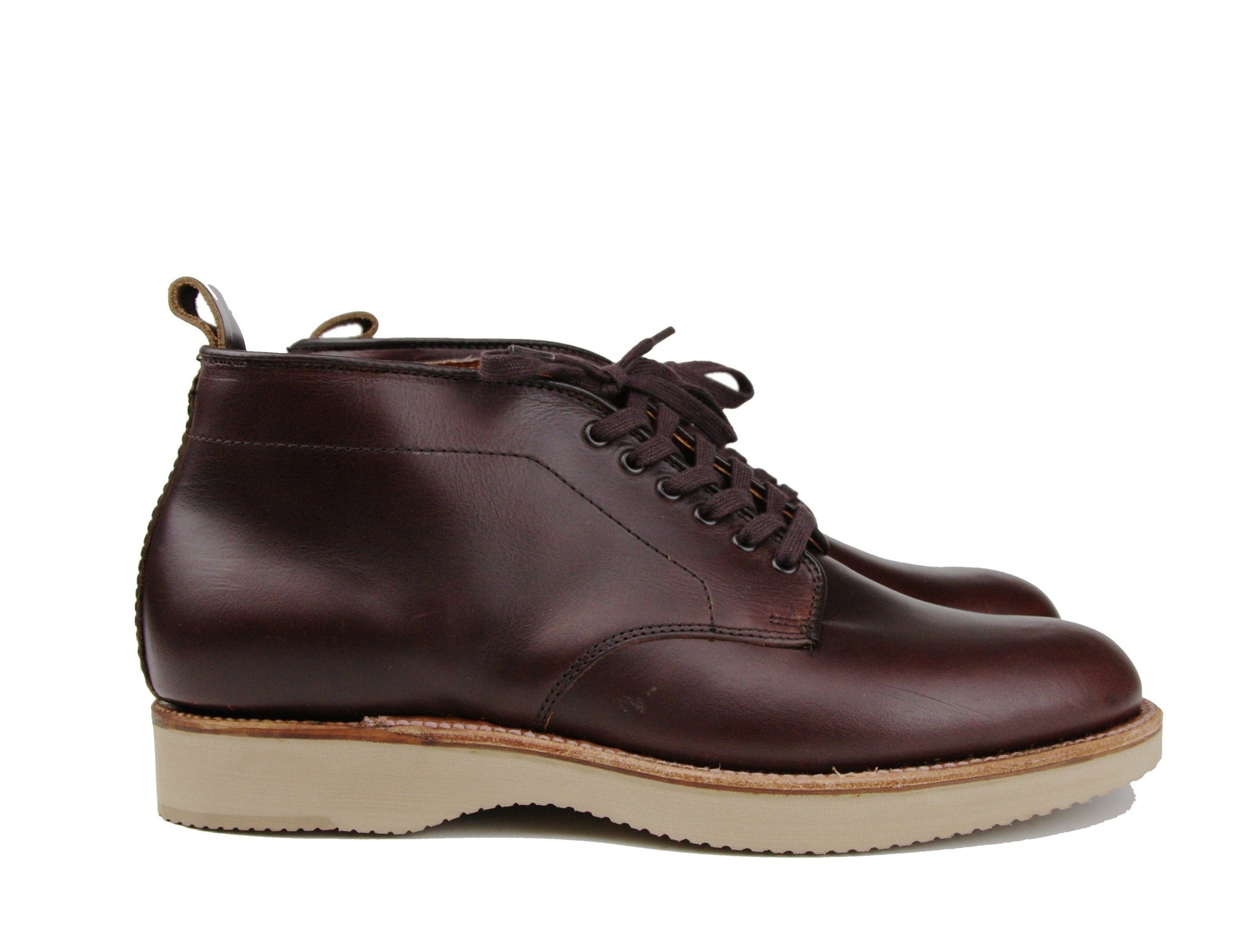 Alden Shoe Co. Brown Chromexcel Plain Toe 6-Eye Chukka on Wedge